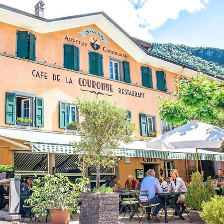 Auberge Communale De La Couronne Yvorne Exterior photo